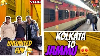 Journey in Kolkata jammu tawi express-13151 | Train journey | vlog | kashmir😍