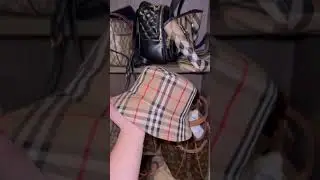 Burberry Vintage Check Bucket Hat #shorts