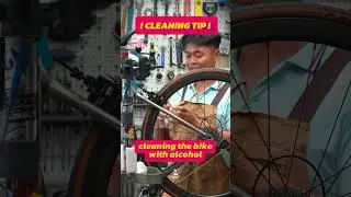 The best bike cleaning hack ever! All you need is a bottle and your bike. Cheers 🍷🚴&zwj;♂️  #monkeycycle