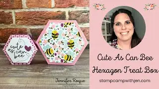 Cute As Can Bee Hexagon Treat Box