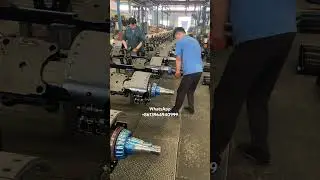 Trailer axle factory, German axle manufacturing process, which is the installation process of #axle