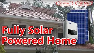10 kw Solar rooftop Power Plant at Chakkulathukaavu | Flyline Solar On grid System -Murickens Group