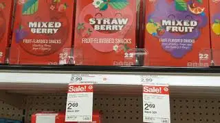 PoV- Target Retail Fruit Snacks