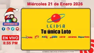 LEIDSA  en Vivo 📺 |  Mi&eacute;rcoles 21 de Enero 2026 / 8:55 P.M