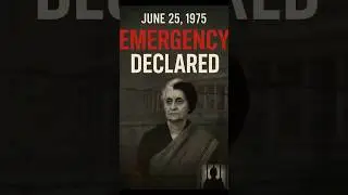 June 25, 1975: The Night India Lost Its Voice 🛑 #TheEmergency