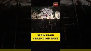 #spain #train #barcelona Barcelona Commuter Train Crashes Just Days After Deadly Spain Rail Accident