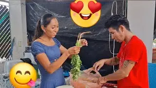 Keylin y Robinson preparan 😊 un delicioso 😋  almuerzo 🤤🤤🤤
