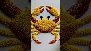 Crab artwork #project #millet #drawing #shorts