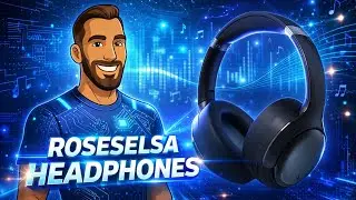 ROSESELSA Cambrian Over Ear Noise Canceling Headphones - Advanced Intelligent Noise Cancellation