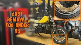Cheap And Easy Way To Remove Rust From Aluminum Dirt Bike Rims
