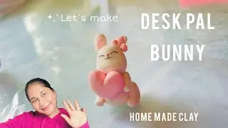 Clay bunny (Rabbit) Tutorial | Cold Porcelain Clay | Easy steps | Art Chats with ArtsyyMahi