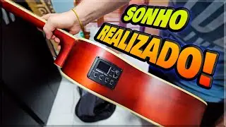 Comprei um Viol&atilde;o Eletroac Tagima Andes Bks! Que Som Maravilhoso!
