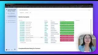 Construction Project Manager Database Demo in Airtable