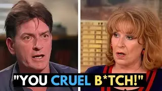 Charlie Sheen SHUTS DOWN Joy Behar LIVE &ndash; The View Goes SILENT