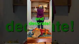 With just a little MAGIC, I will get this kitchen shelf cleaned off! #fallcleanwithme