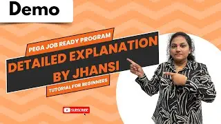 Pega Post Training Demo | PEGA JOB READY PROGRAM DETAILED EXPLANATION BY JHANSI