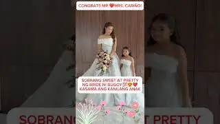 CONGRATS! BUGOY CARI&Ntilde;O AND EJ LAURE WEDDING DAY SWEET COUPLE. #bugoy #wedding #shorts #short