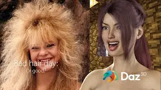 Daz Studio / zBrush: Mad Hair day