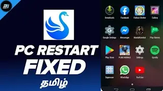How to Fix SmartGaGa Emulator PC Restart Problem and Blue Screen | Sam Tech Tamil