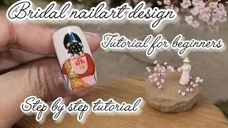Latest Indian Bridal Nail Art Design 2026 | Bridal Nails | kiruthiga baskar 