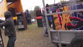 Duke Of Lancaster ... unloading the games!