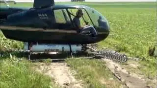 Spectrum Sprayer's Electrostatic Aerial System: Helicopter Mounted Sprayer
