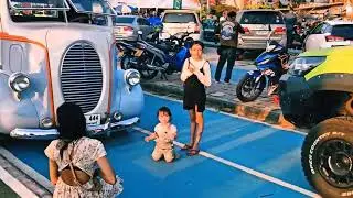 @retro trucks mini pickups you can watch the Burapa bike festival on them