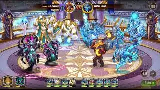 Hero Wars - Water Lord with only 2 dark and 2 light Titans W2D3