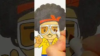 How to draw Bruno Mars easy | Step-by-Step Drawing tutorial