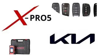 PROCEDURE READ PIN CODE IMMO ADD PROGRAMMING NEW KEY FOB KIA LAUNCH XPRO5 X431 SMARTLINK OBD2 TOOL