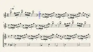 Rozen Maiden. Sonata for Fantasia - First Movement. Sheet music for violin and cello.