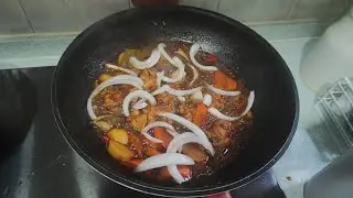 Cooking Spicy Chicken Legs Adobe
