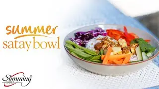 ☀️ 🥜🥗summer satay bowl - full Slimming World recipe details in the description below #slimmingworld