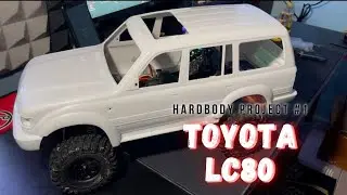 Hardbody Project #1 - 1:10 Toyota LC80 Hard Body | Remo Hobby | SCX10 Honco Clone