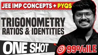 Trigonometry Identities & Functions One Shot | Imp Concepts + PYQs | JEE 2026 | Telugu Crash Course