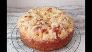 знаменитый САХАРНЫЙ ПИРОГ! Мягкий, пушистый и очень вкусный! Быстро и дешево! # 008
