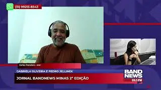 Carlos Francisco, de O Agente Secreto participa do Jornal BandNews Minas 2&deg; Edi&ccedil;&atilde;o 
