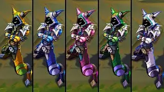 All Soul Fighter Shaco Chromas (League of Legends)