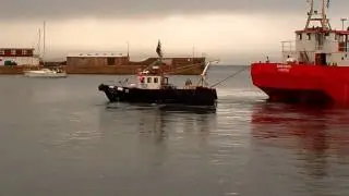 Leaving  dock.