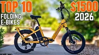 Top 10 Best Folding E-Bikes Under $1500 In 2026!!!