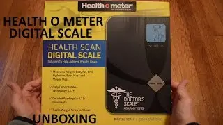 Unboxing Health O Meter Health Scan Digital Scale