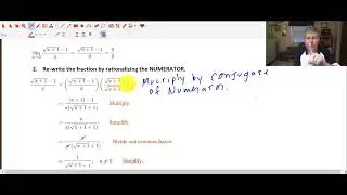 Section 11.2 (2)   Rationalizing Technique to Evaluate Limits