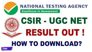 CSIR UGC NET Result DEC 2019 || UGC Result Out || Download Here ||  NTA Result 2019