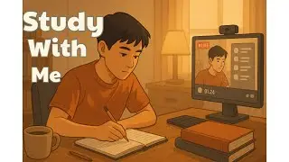 [Afternoon] Study With Me (15 years old) |Lofi music,focused,asmr,relax,pomodoro 50/10 style