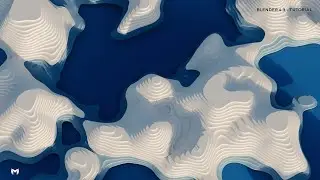 Topographic Map - Geometry Nodes - Blender 4.3