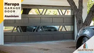 Aluminium Garage Door -  Meropa (Cladding & Glass)