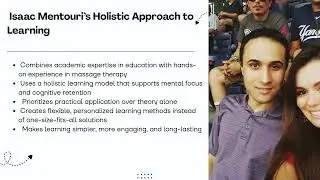 Isaac Mentouri &ndash; Empowering Individuals and Teams to Reach