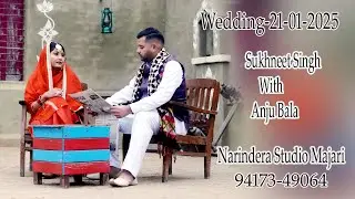 Sukhneet Singh With Anju Bala Wedding Day-21-01-2025 Narindera Studio Majari -94173-49064 8968836398