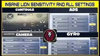 INSANE LION PUBG LITE NEW UPDATE SENSITIVITY GYRO +FOR FINGER NEW SENSITIVITY PRO SENSITIVITY