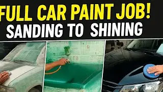 &ldquo;Sanding Se Shine Tak ✨ Full Car Painting Process | Black Beauty Transformation&rdquo;